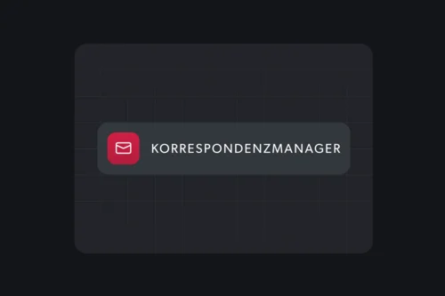 Korrespondenzmanager: il software per la vostra reception Korrespondenzmanager: il software per la vostra reception